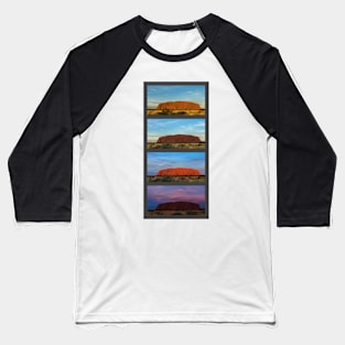 Uluru Sunset Baseball T-Shirt